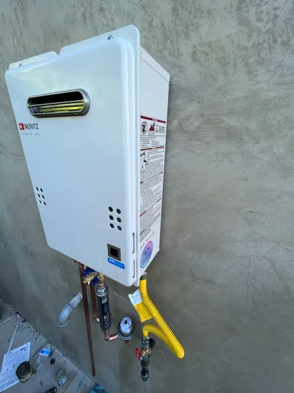 Tankless water heater installation for Moorhead homes